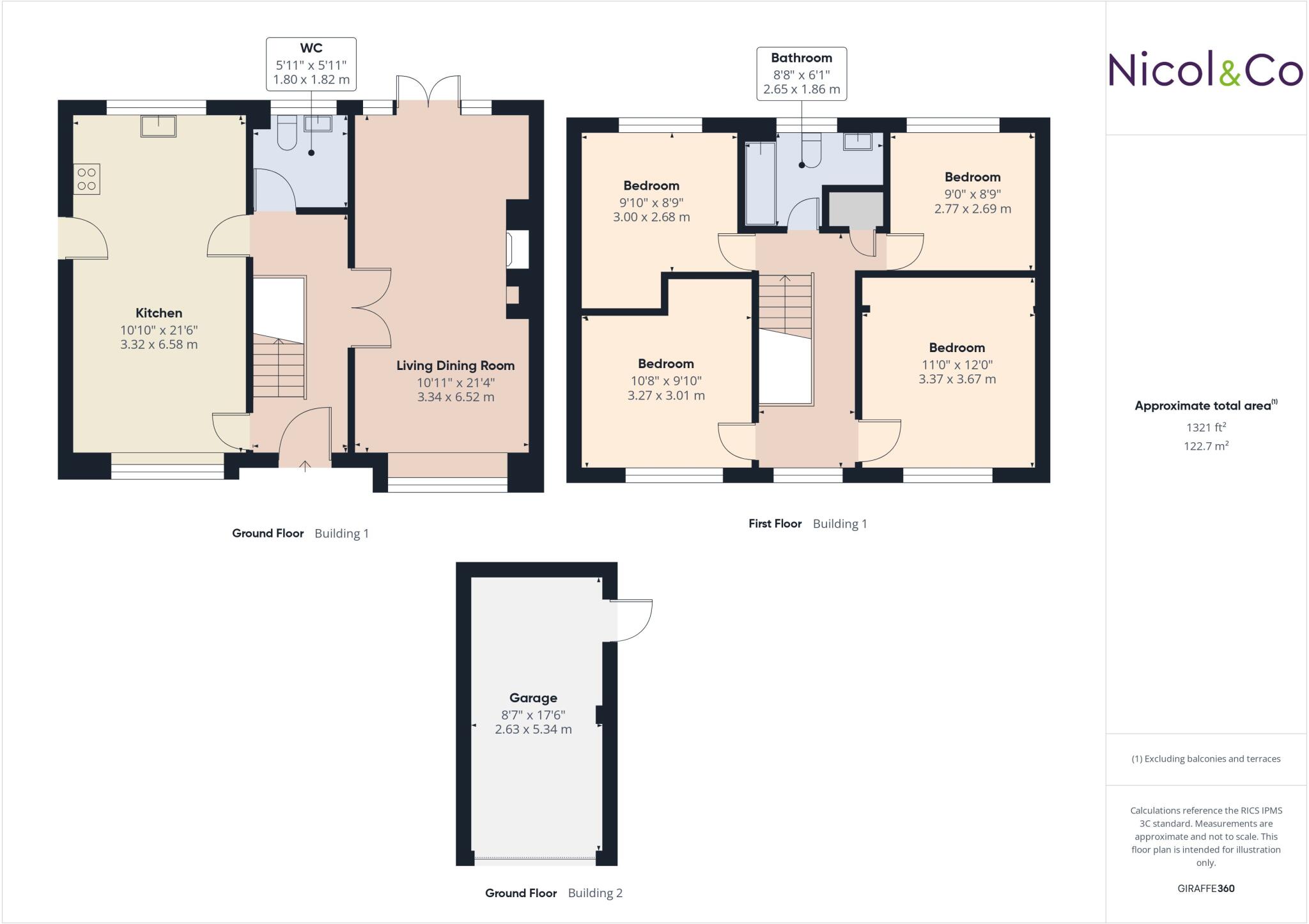 Barrett Rise, Malvern, Worcestershire, WR14 floorplan