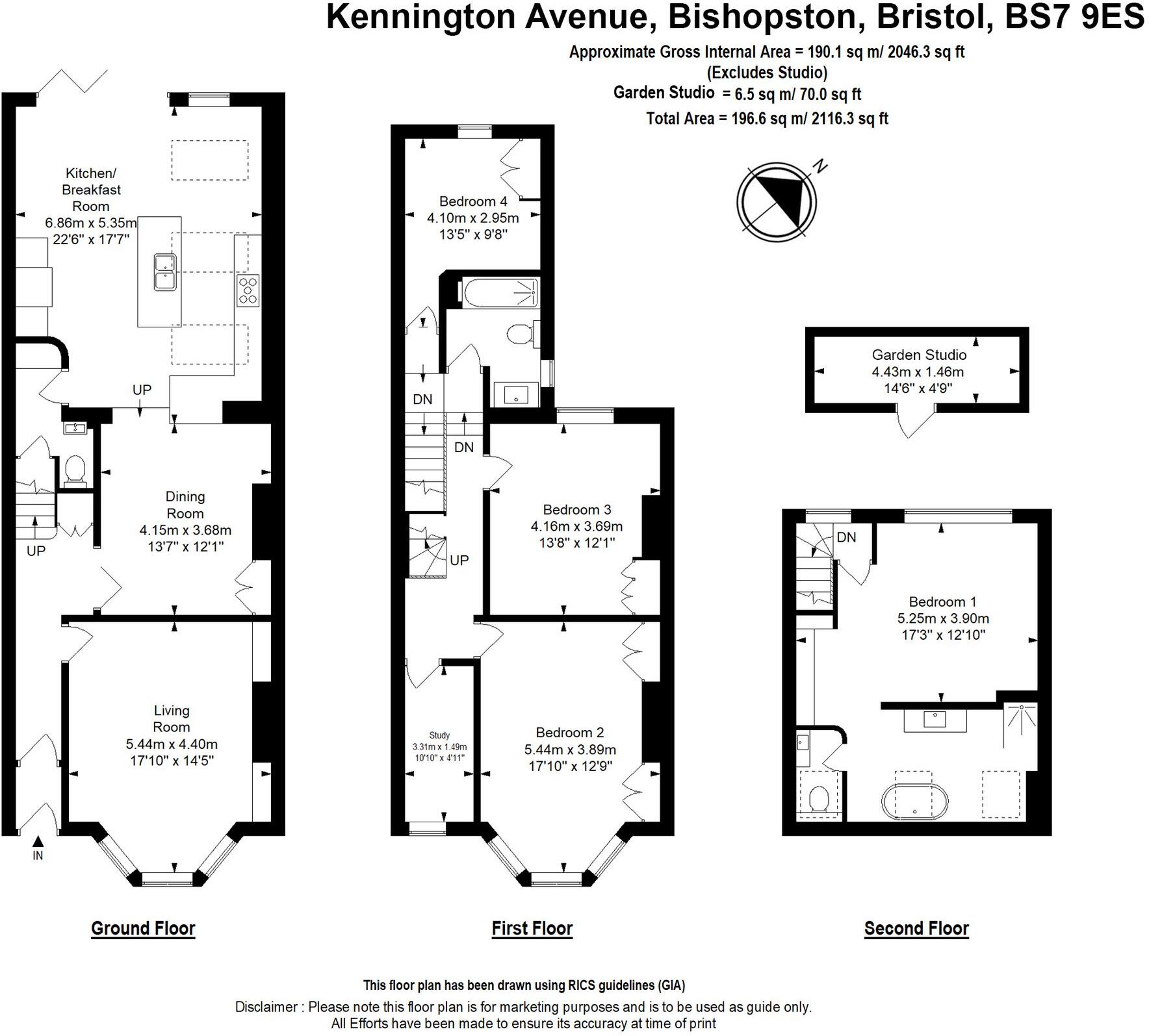 Kennington Avenue, Bishopston, BS7 floorplan