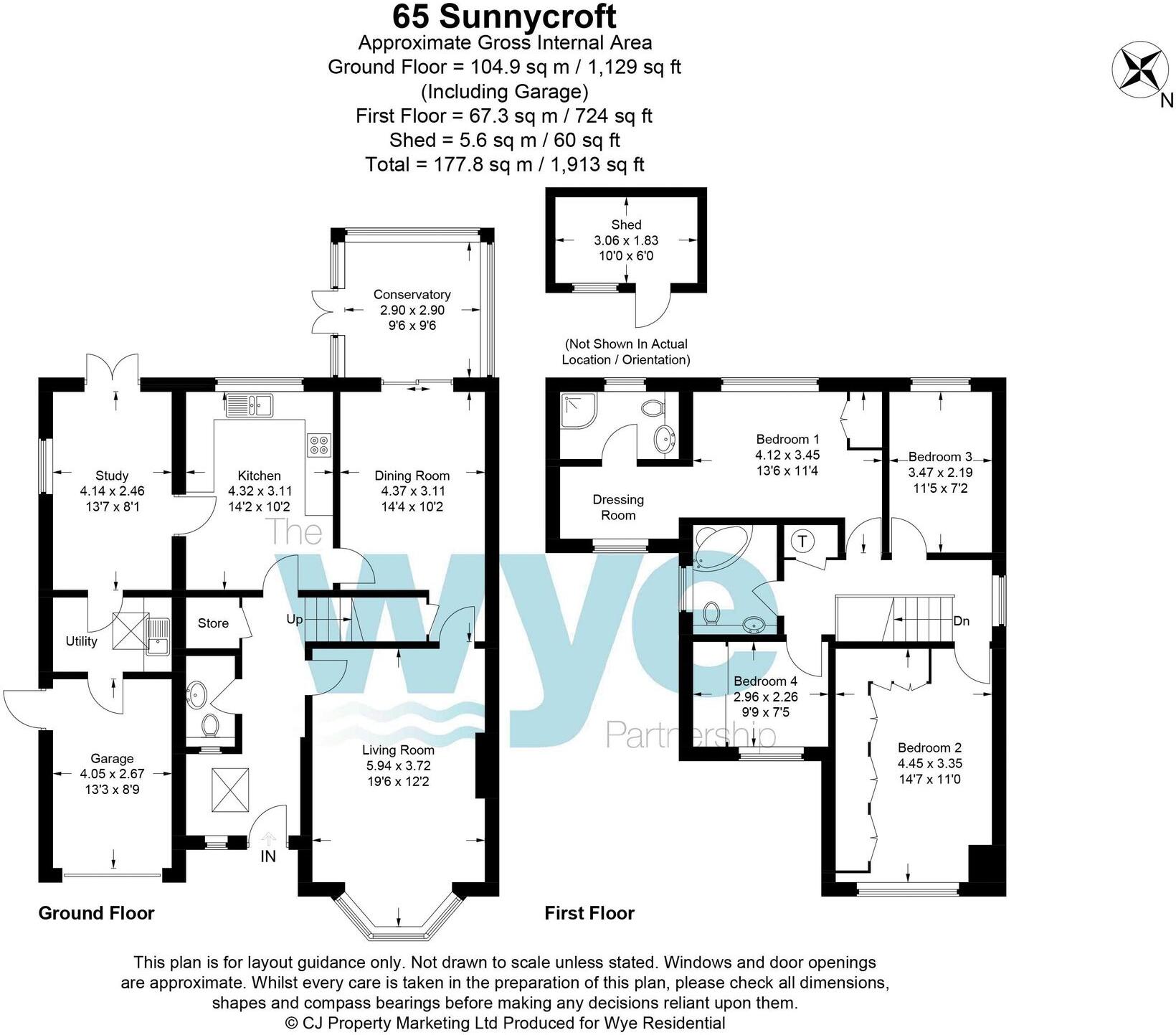 Sunnycroft, Downley, HP13 floorplan