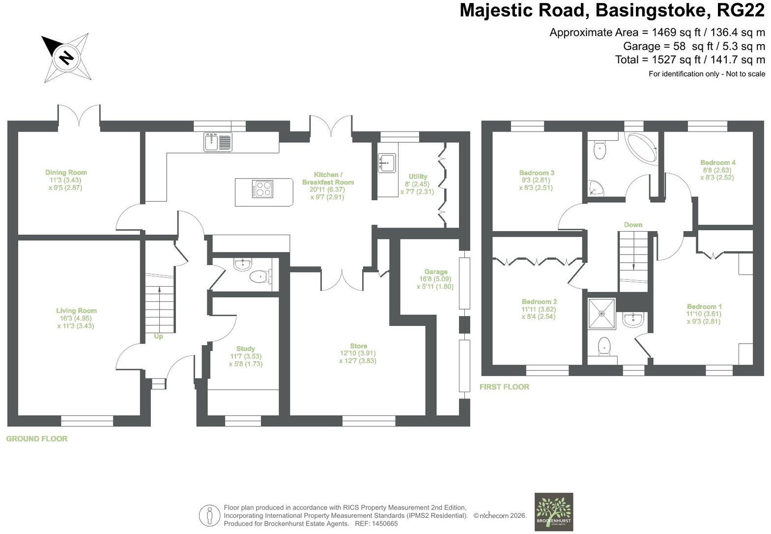 Majestic Road, Basingstoke RG22 4XD floorplan
