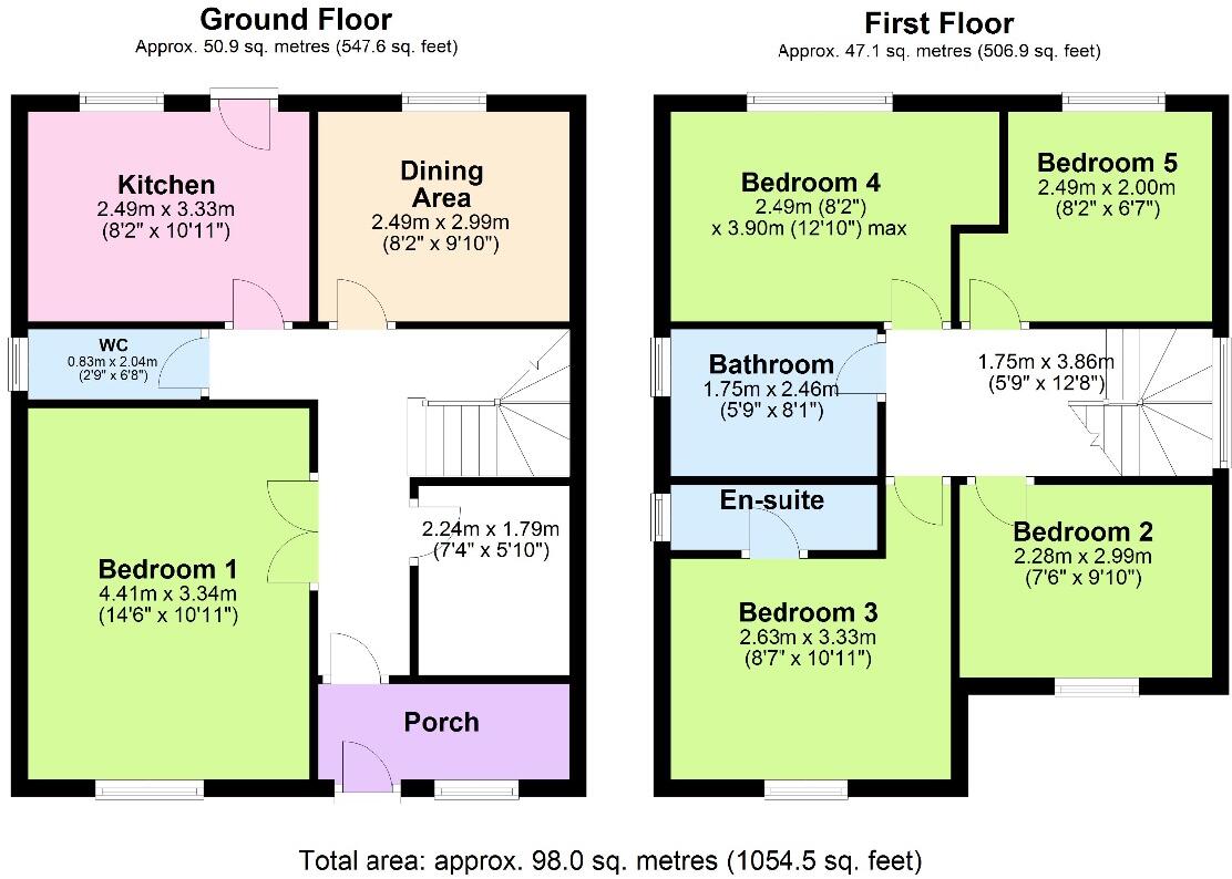 Room 1, Violet Close, Cambridge floorplan