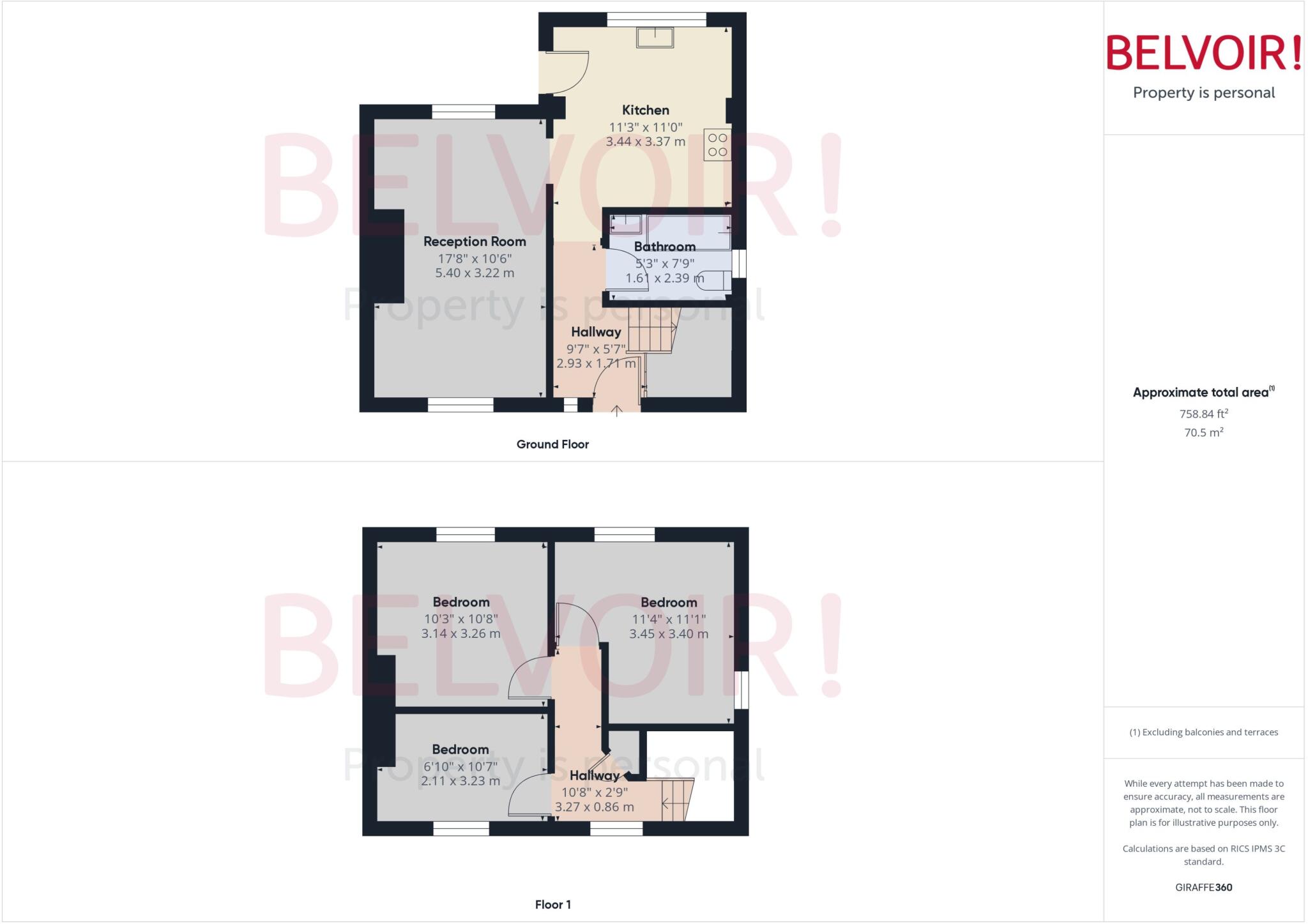 Round Hill Green, Coton Hill, Shrewsbury, SY1 floorplan