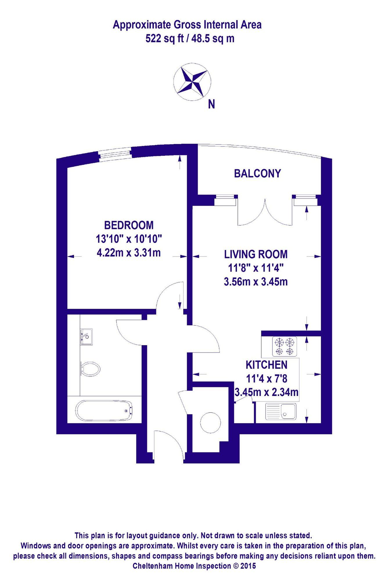 Honeybourne Way, Cheltenham, GL50 floorplan