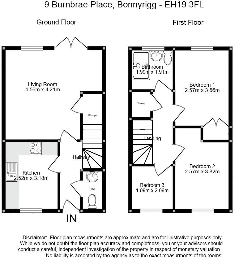 Burnbrae Place, Bonnyrigg floorplan