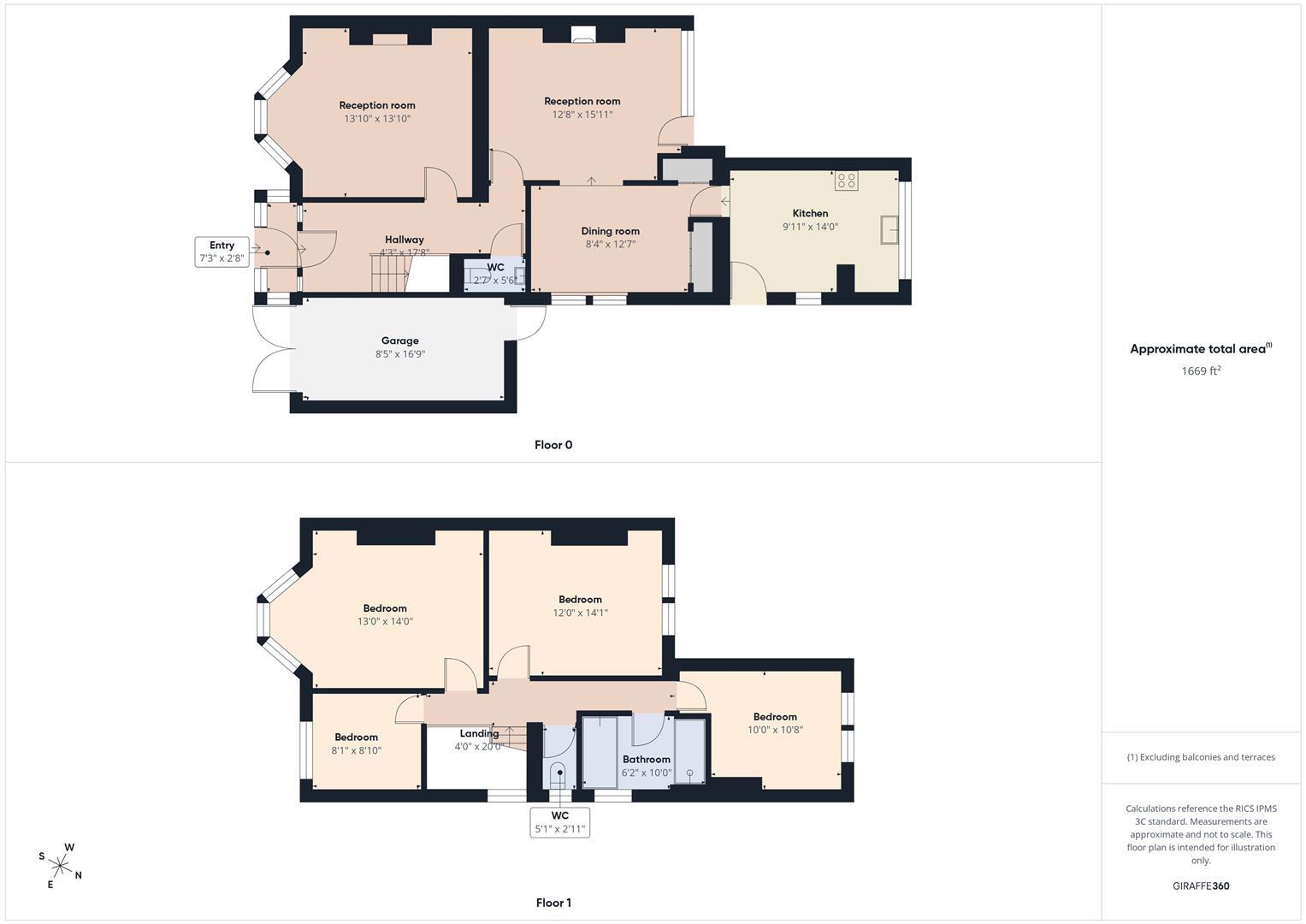 Bournemouth Gardens, Whitley Bay floorplan