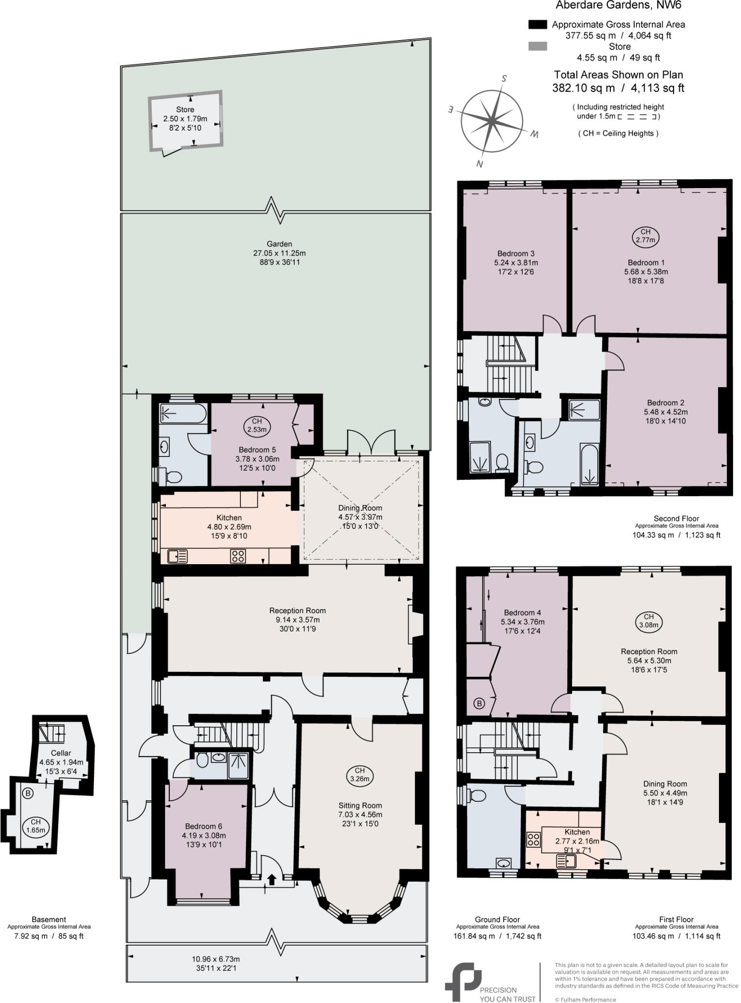 Aberdare Gardens, London, NW6 floorplan