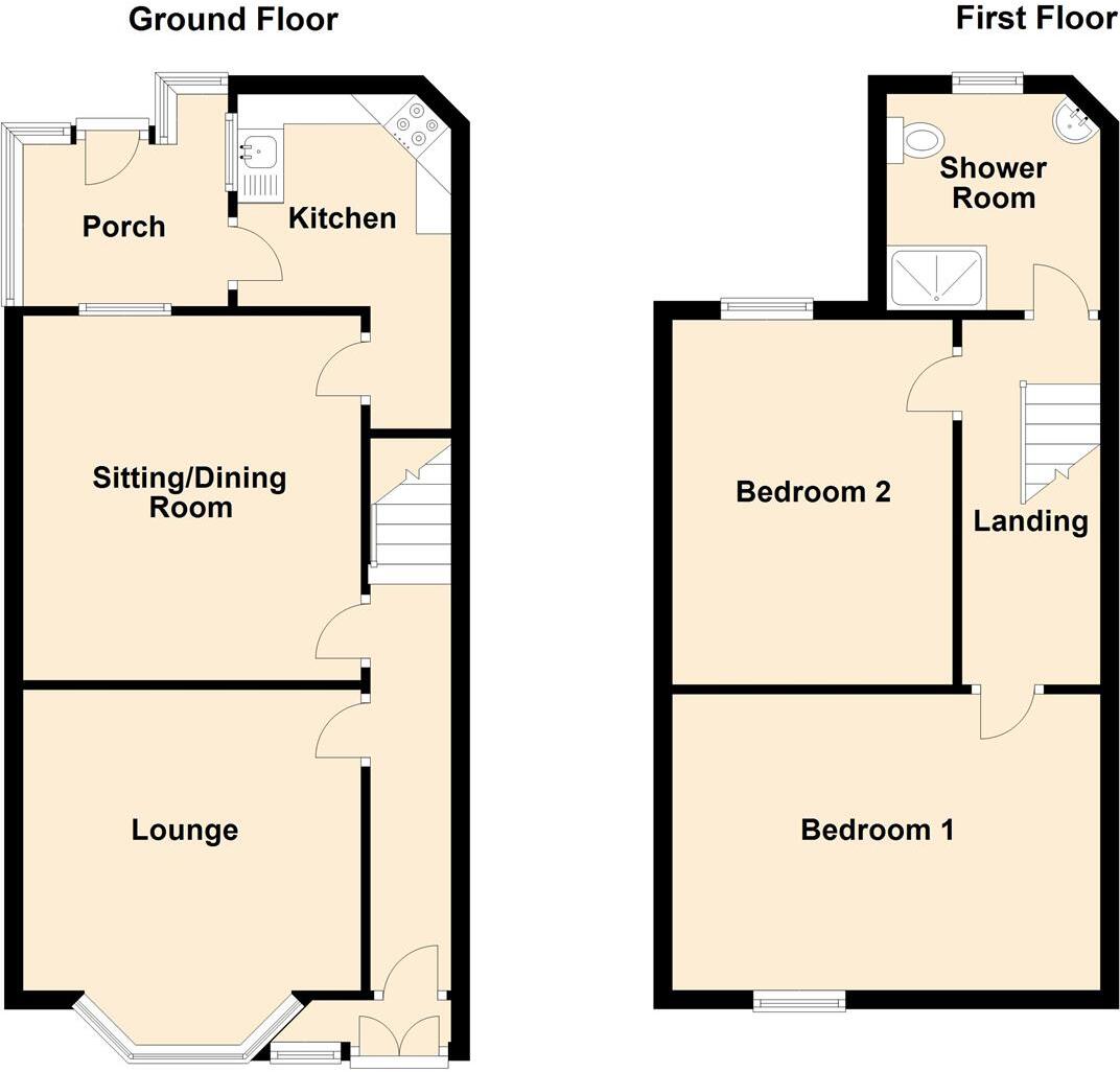 Woodlands, Gyffin, Conwy floorplan