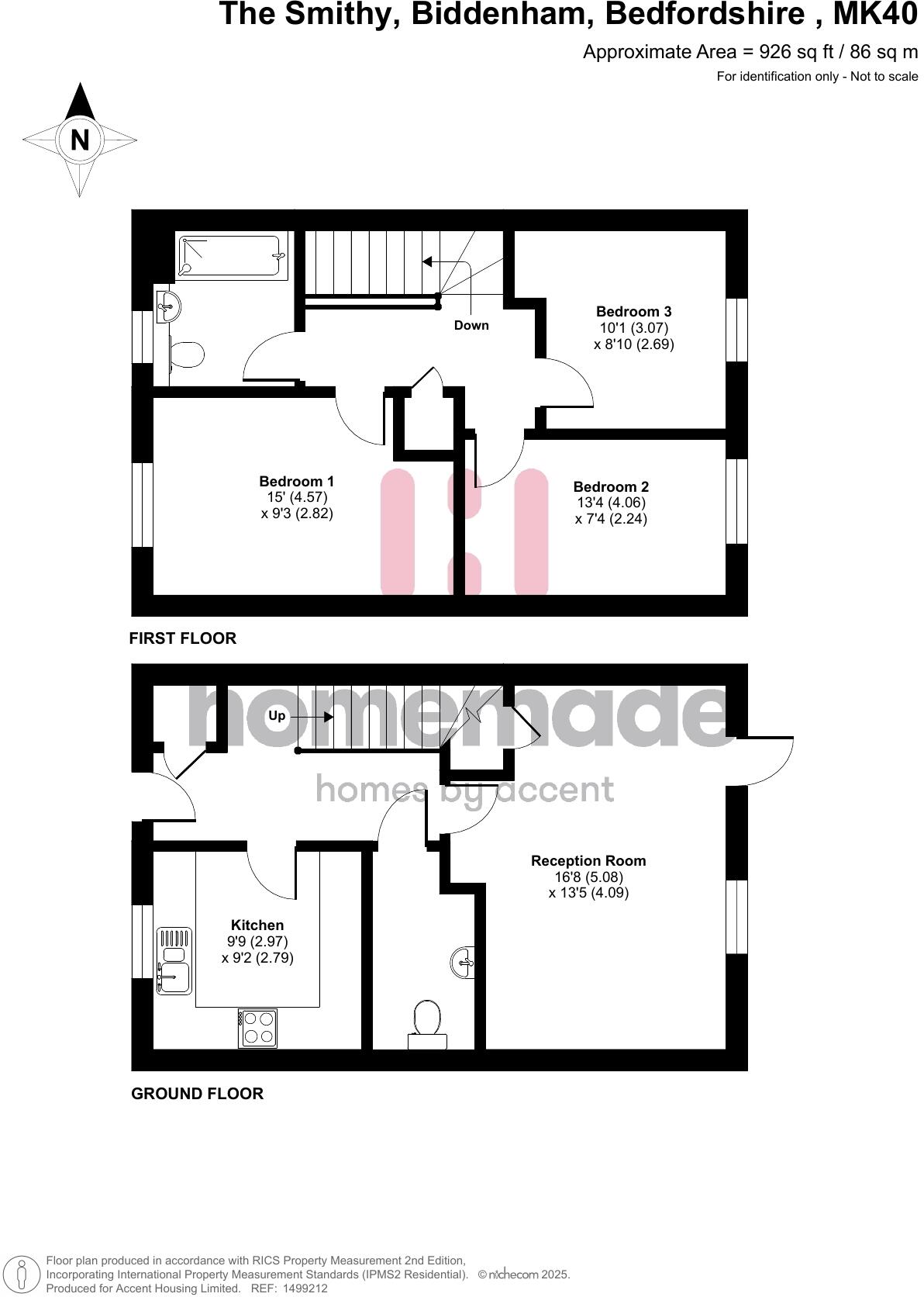 The Smithy, Biddenham, Bedford floorplan