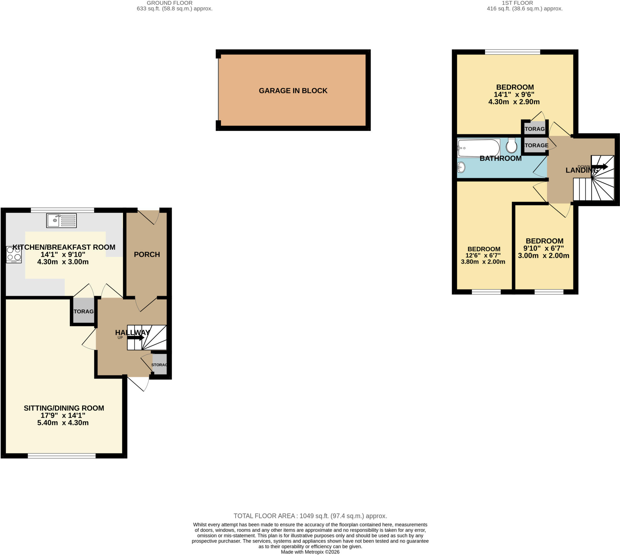 Kennedy Close, Ipswich, IP4 floorplan