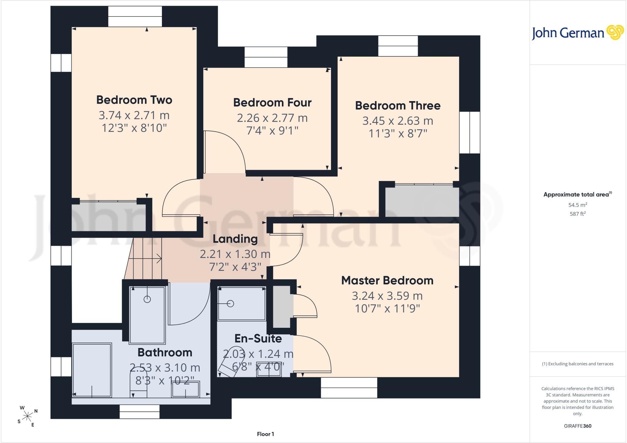 Cherry Orchard, Lichfield floorplan