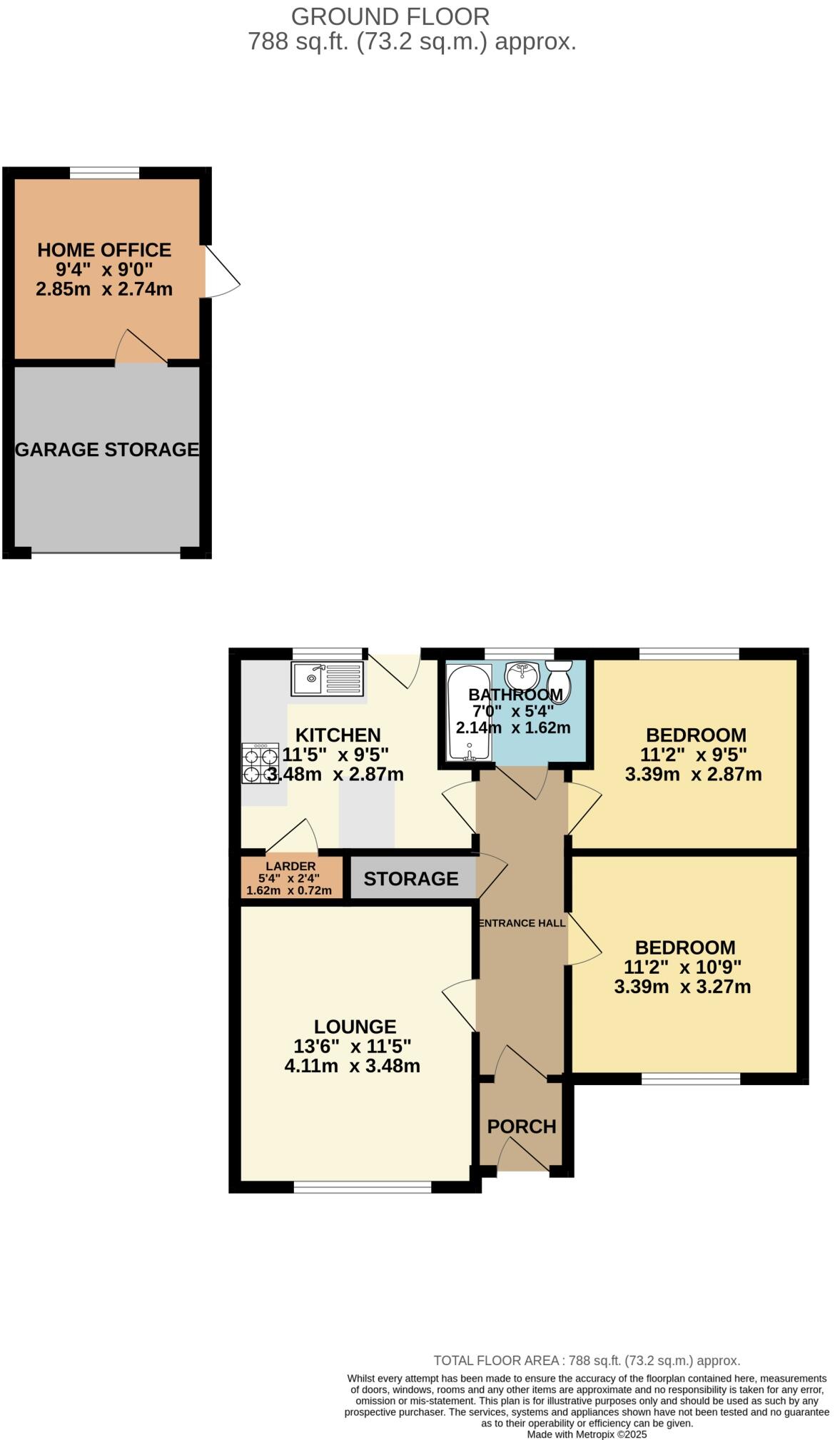 Birch Crescent, Lakenheath, Suffolk, IP27 floorplan