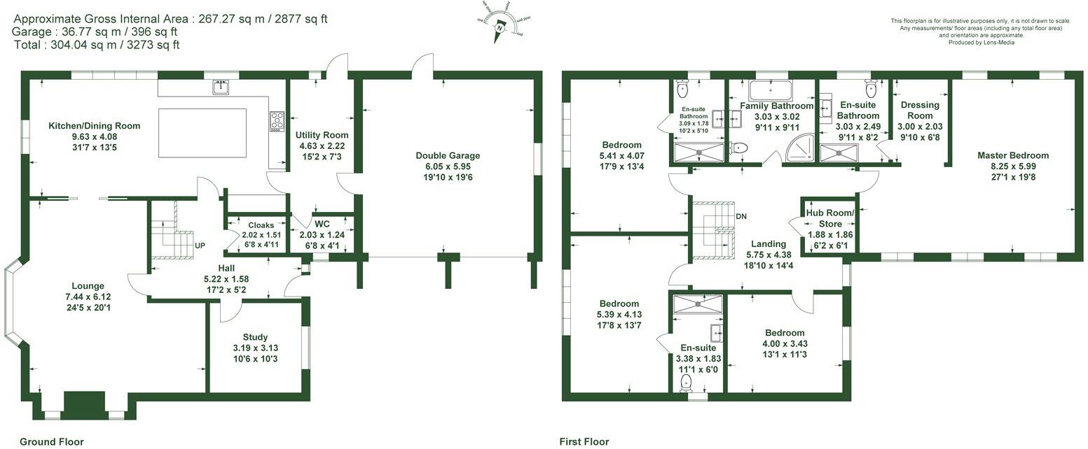 Eaves Lane, Woodplumpton, Preston, Lancashire floorplan