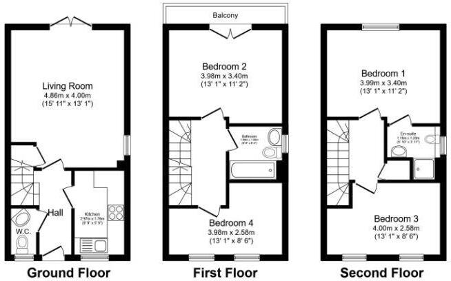 Southdown Close, Doe Lea floorplan