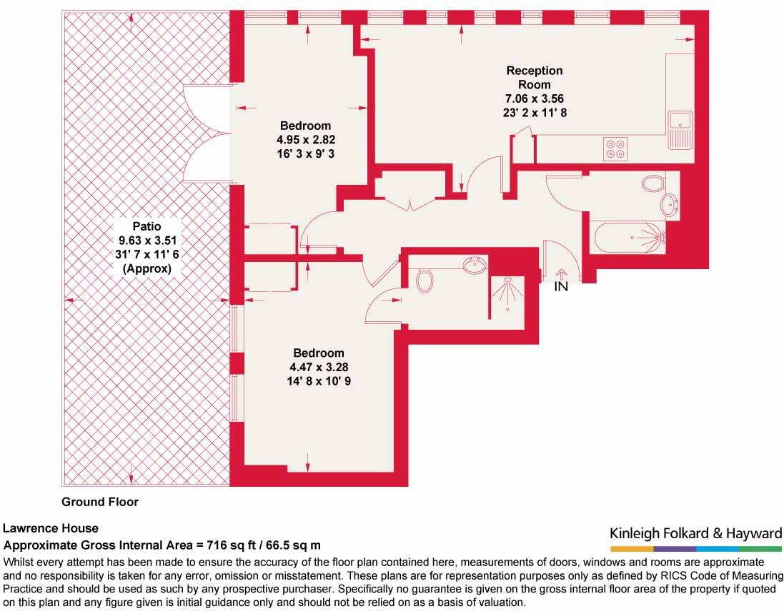 Lawrence House, River Front, Enfield, EN1 floorplan