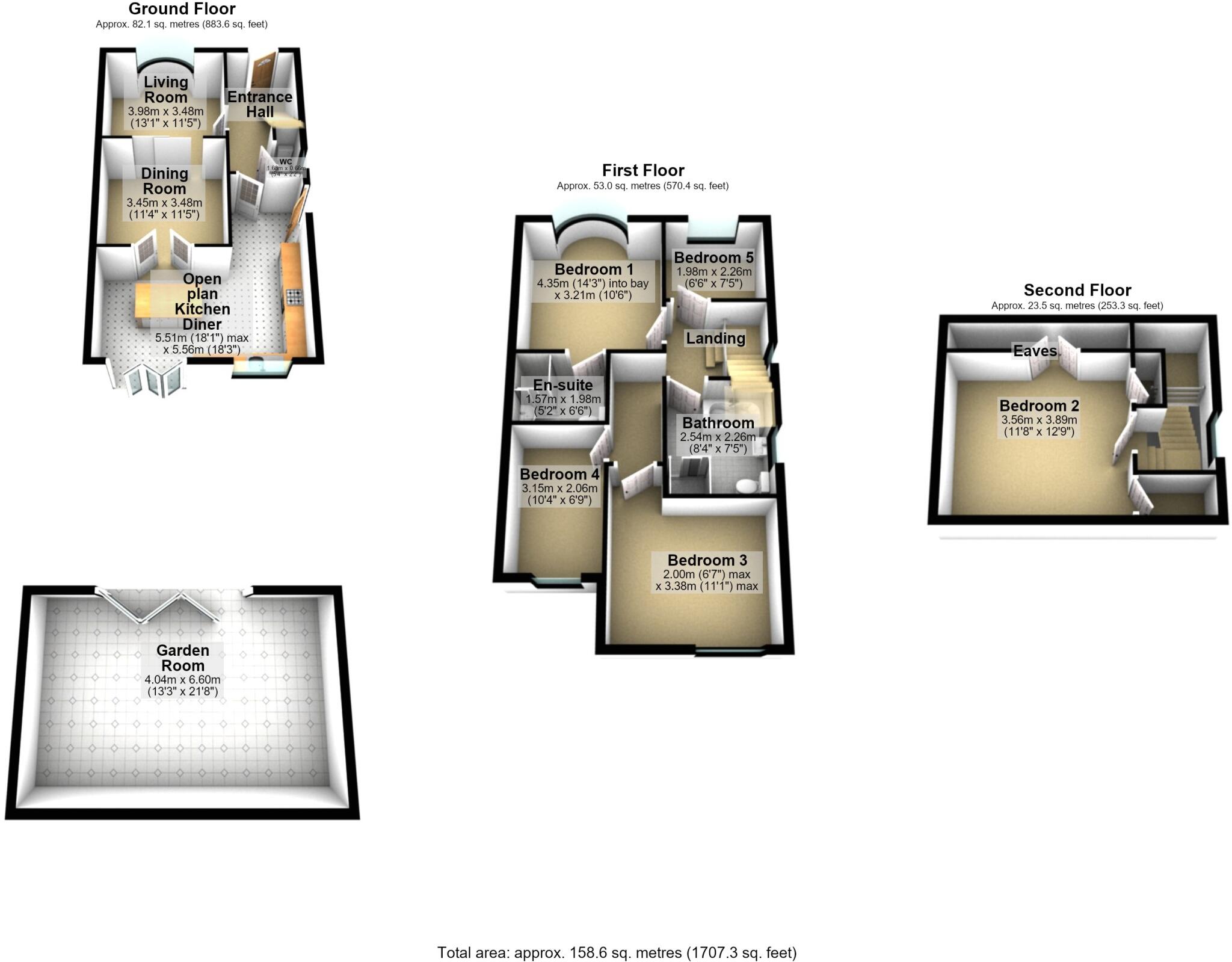 Okehampton Crescent, Sale, Trafford floorplan