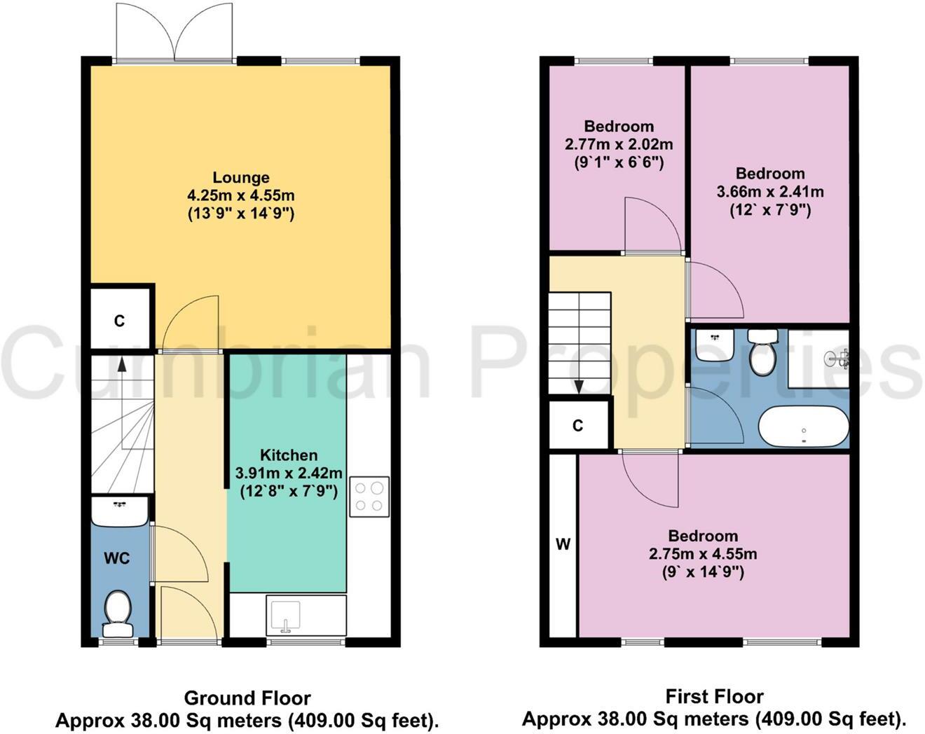 Brookside, Carlisle floorplan