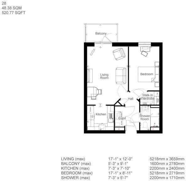 32 London Rd, Dorchester, Dorset, DT1 1WY floorplan