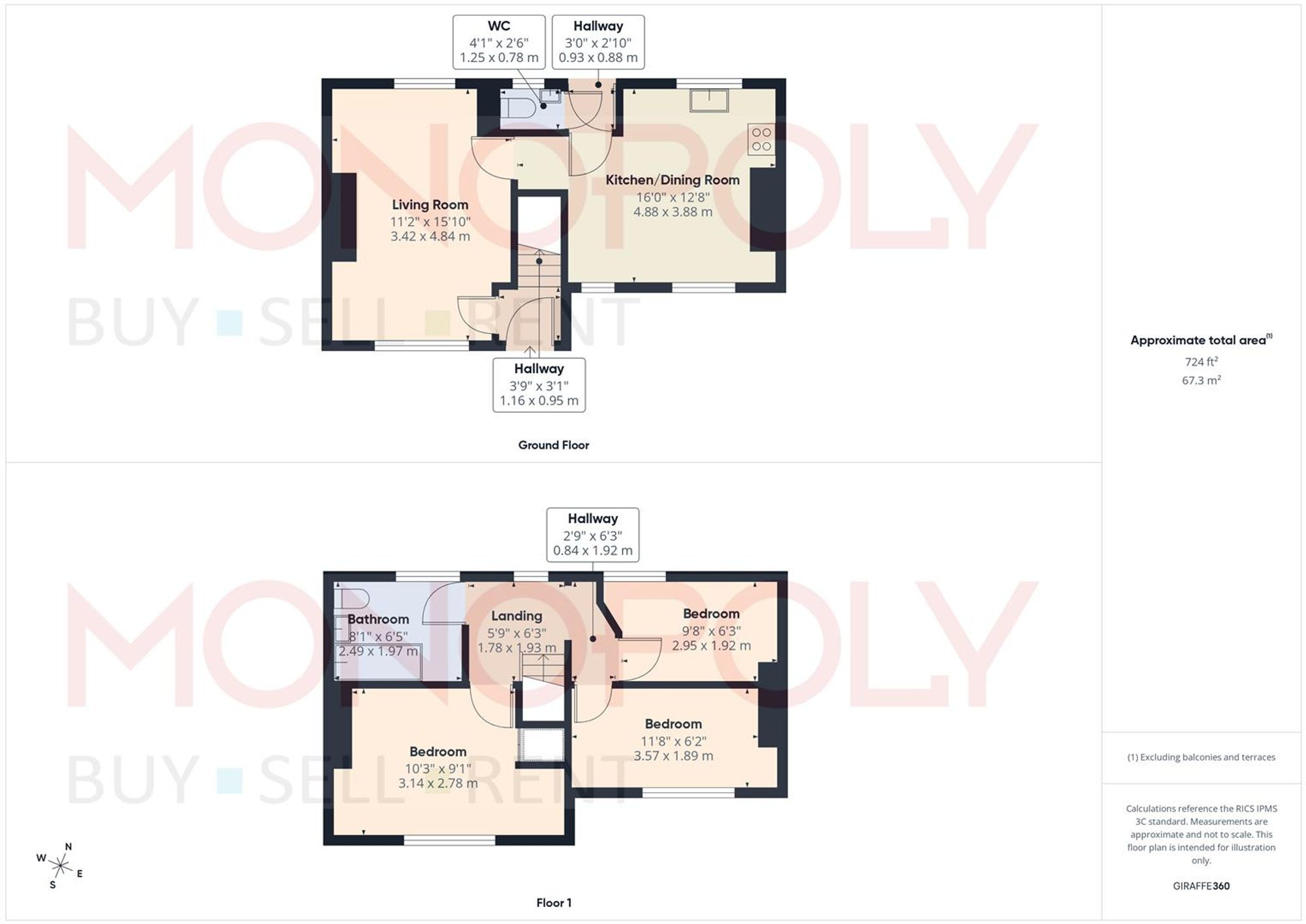 Wynn Avenue, Ruabon, LL14 floorplan