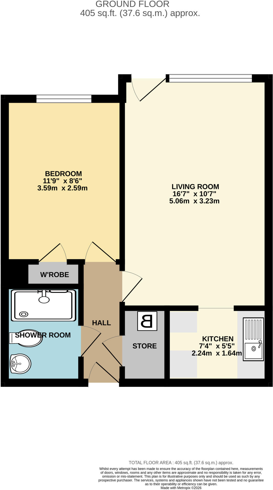 Homewood House, Milford Road, Pennington, Lymington, SO41 floorplan