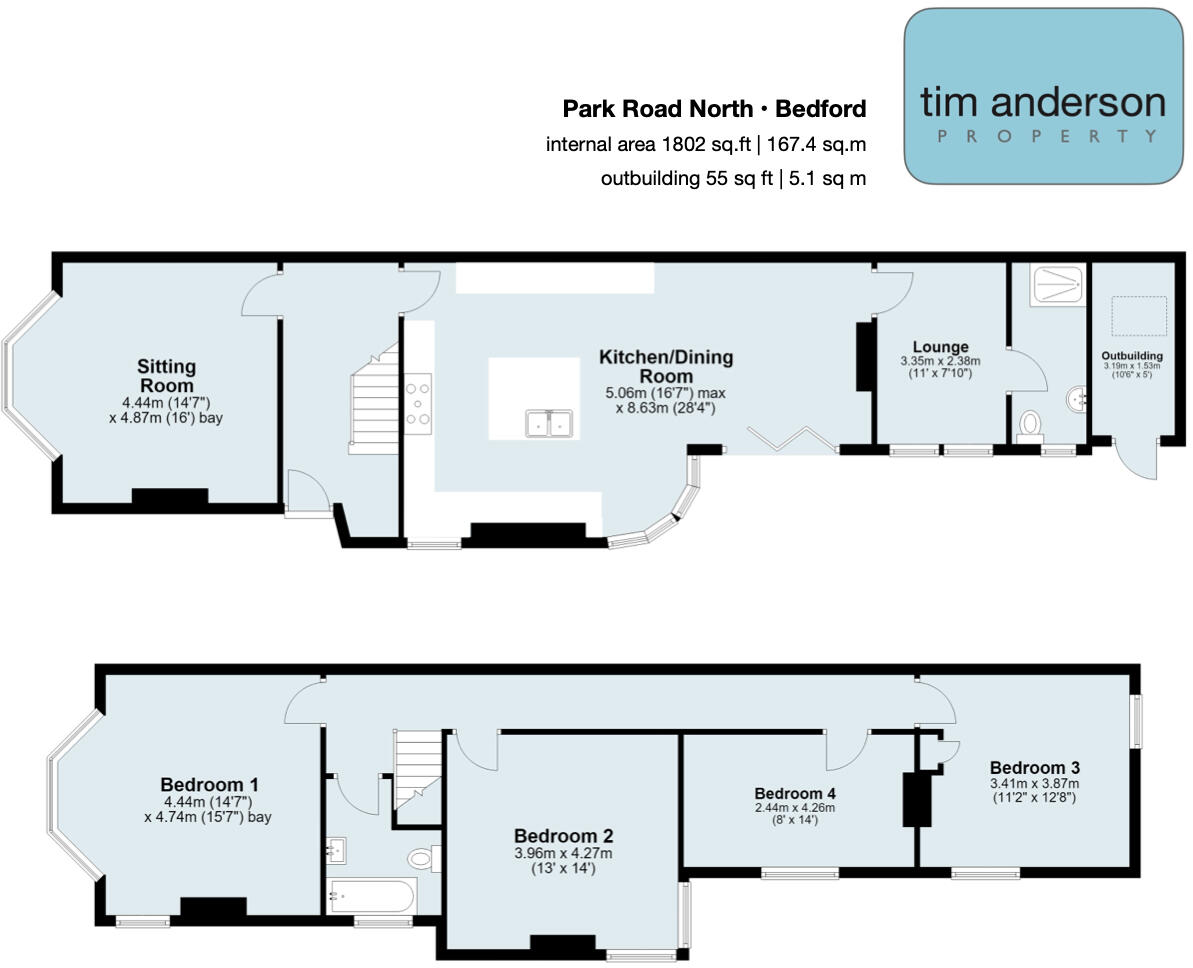 Park Road North | Bedford | Beds | MK41 | parking space floorplan