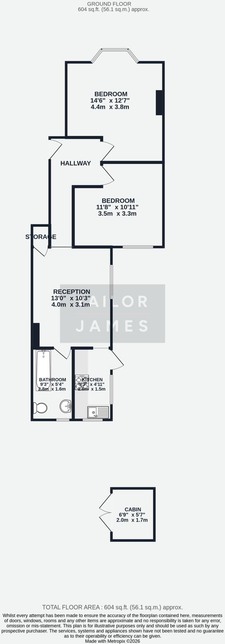 Marmion Road, Hove, BN3 floorplan