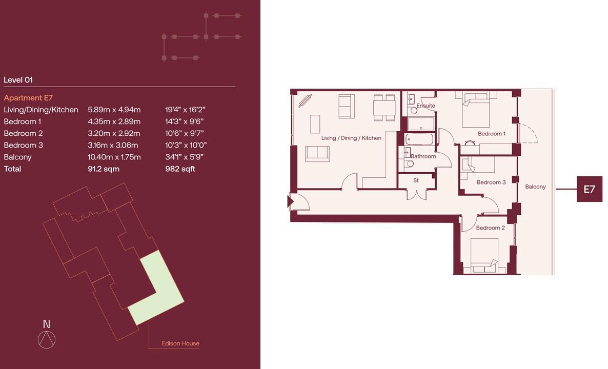Edison House, Campfield Road, St Albans, AL1 floorplan