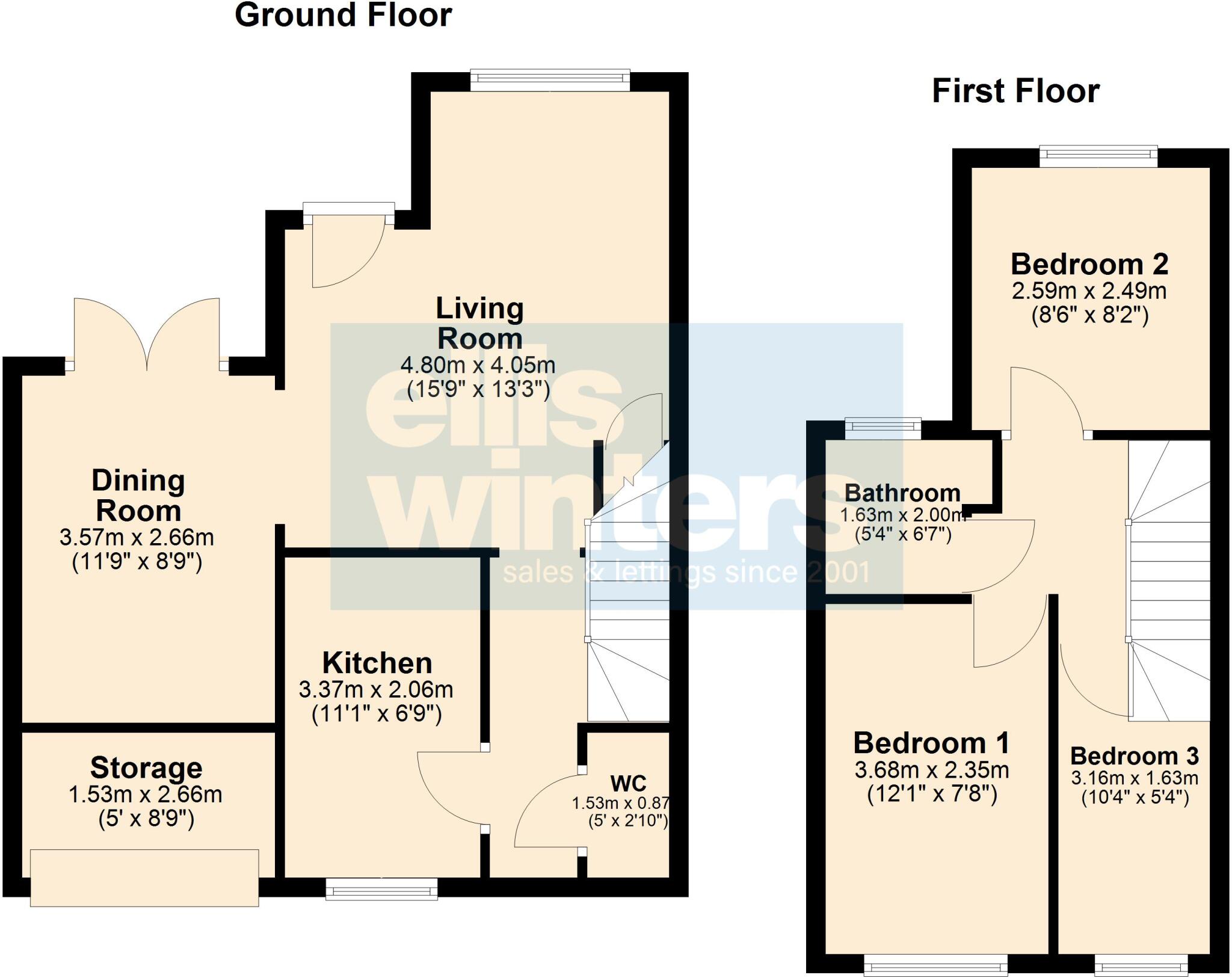 Miller Close, Doddington floorplan