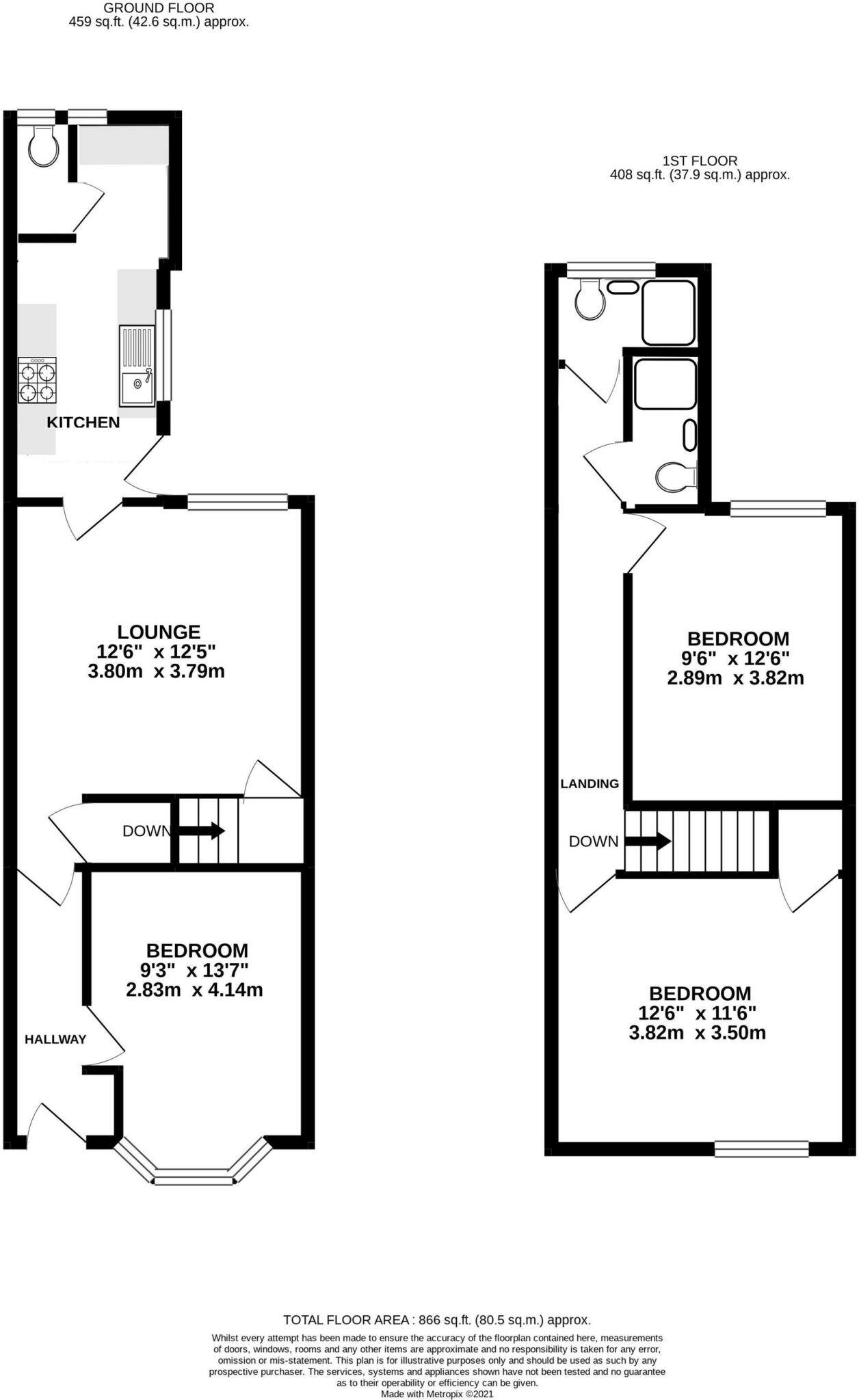 Derby Street, Beeston, NG9 floorplan