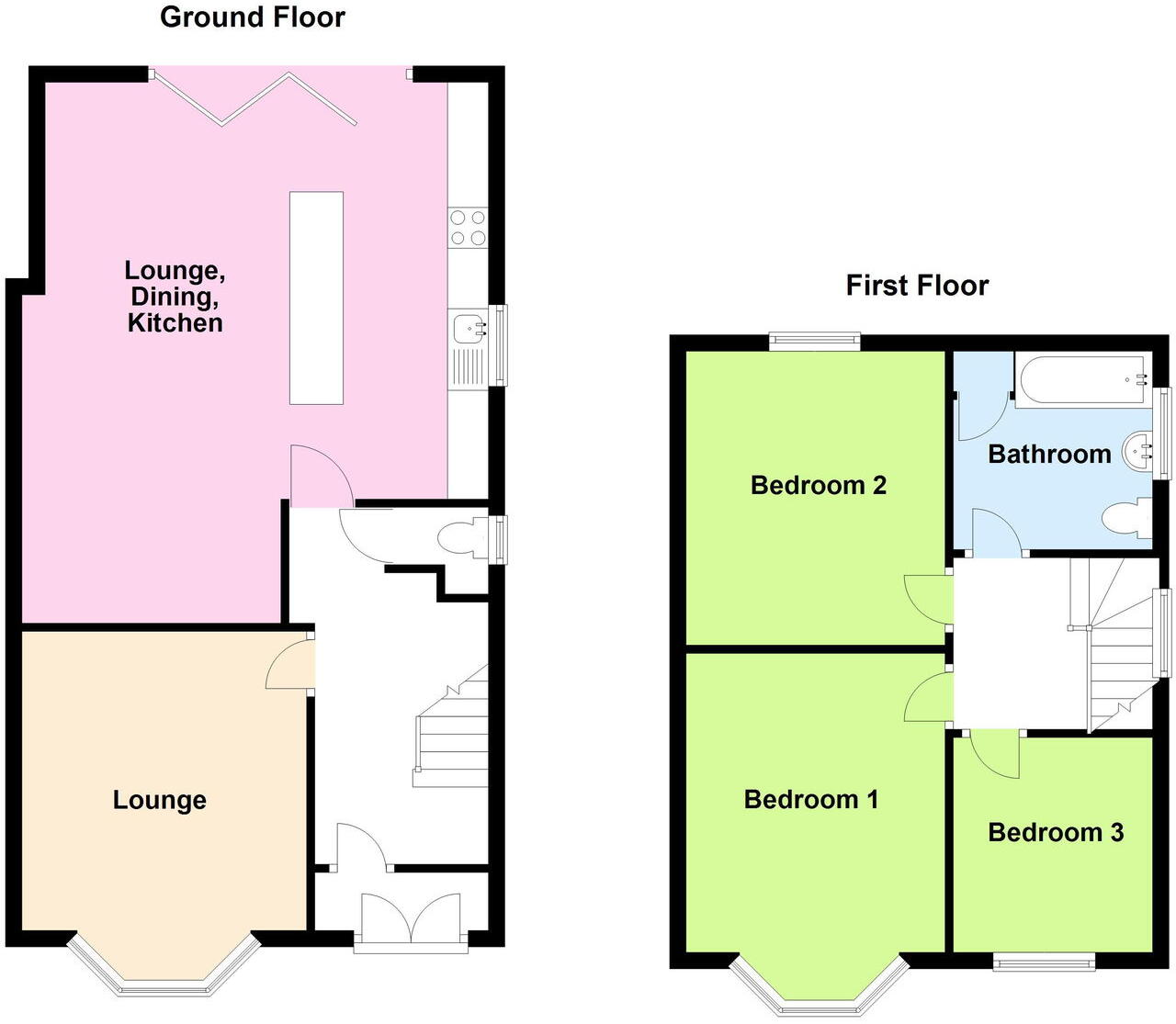 Cleveleys Road, Churchtown, Southport, pr9 9sp floorplan