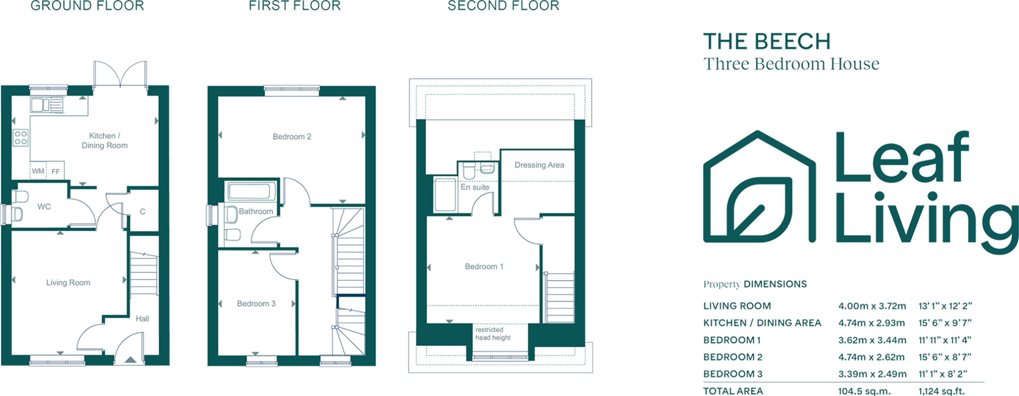 Leaf Living at Hounsome Fields, Basingstoke, RG23, Hampshire floorplan