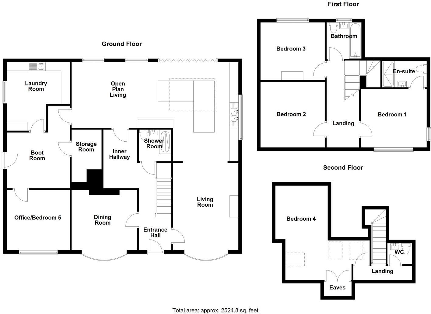 1 Mytton Oak Road, Shrewsbury, SY3 8UA floorplan