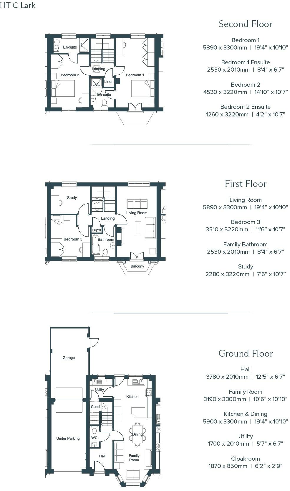 Woodlands Park, New Homes floorplan