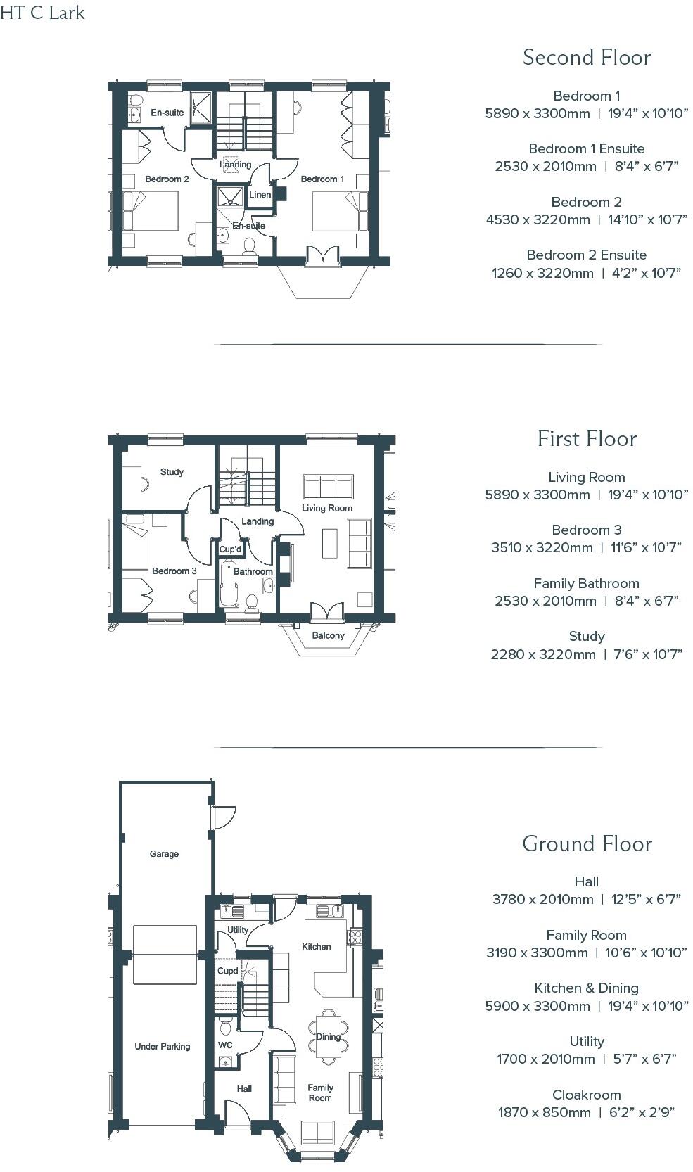 Woodlands Park, New Homes floorplan