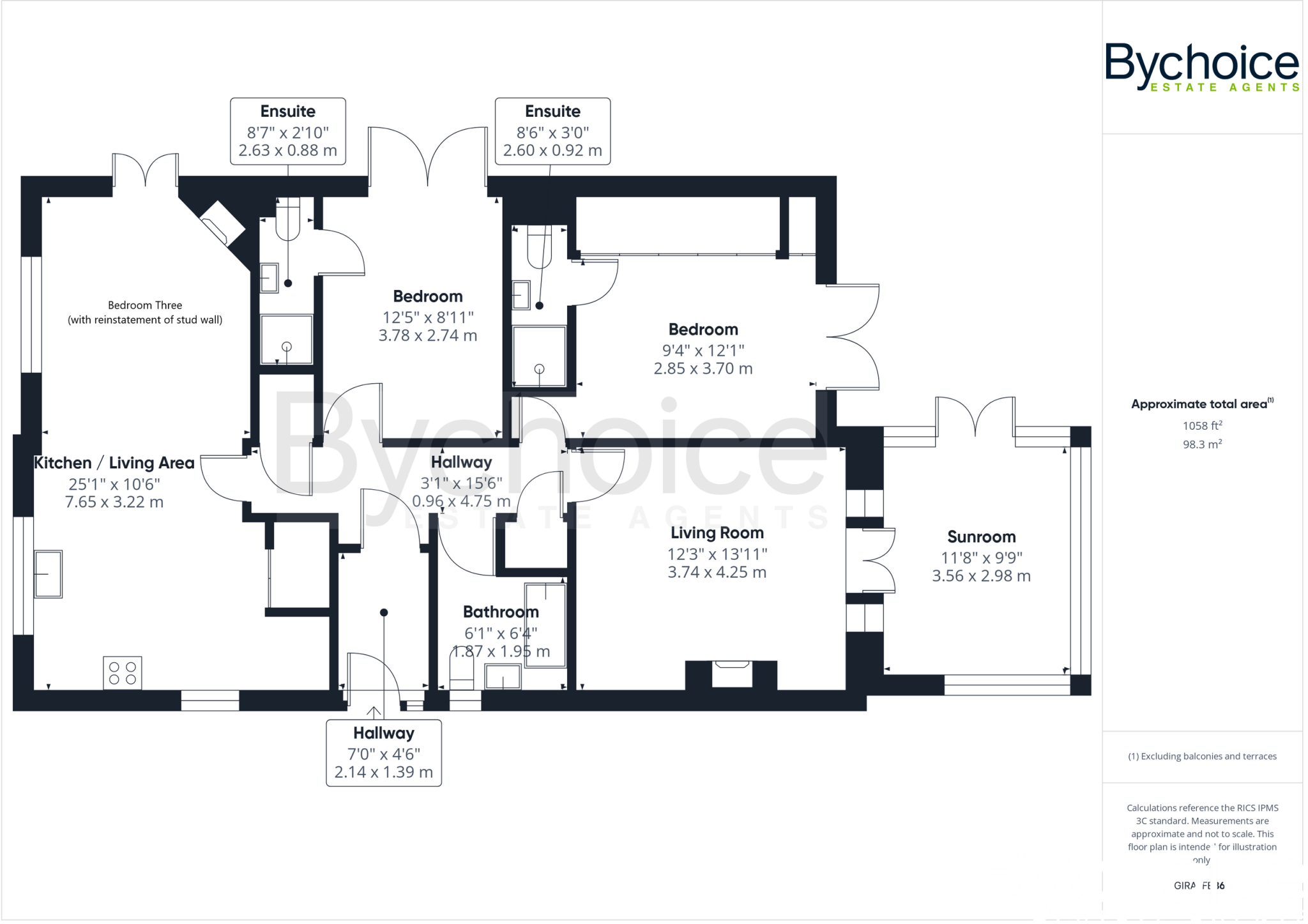 Mill Road, Kedington, Suffolk floorplan
