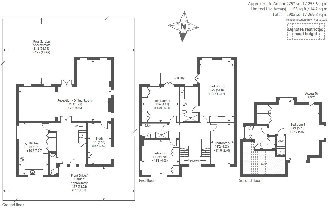Holne Chase, London floorplan
