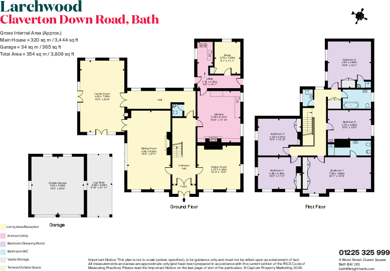 Claverton Down Road, Claverton Down, Bath, Somerset BA2 floorplan