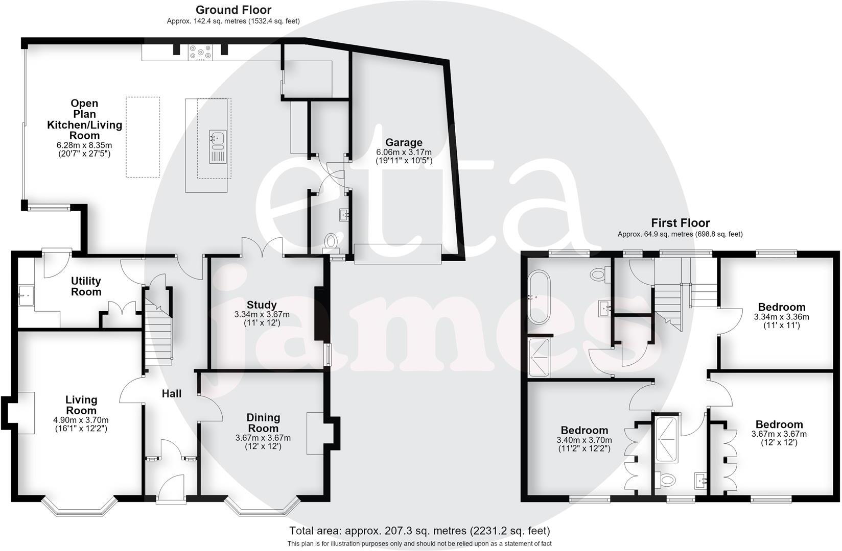 Church Street, Welford On Avon, Stratford-Upon-Avon floorplan