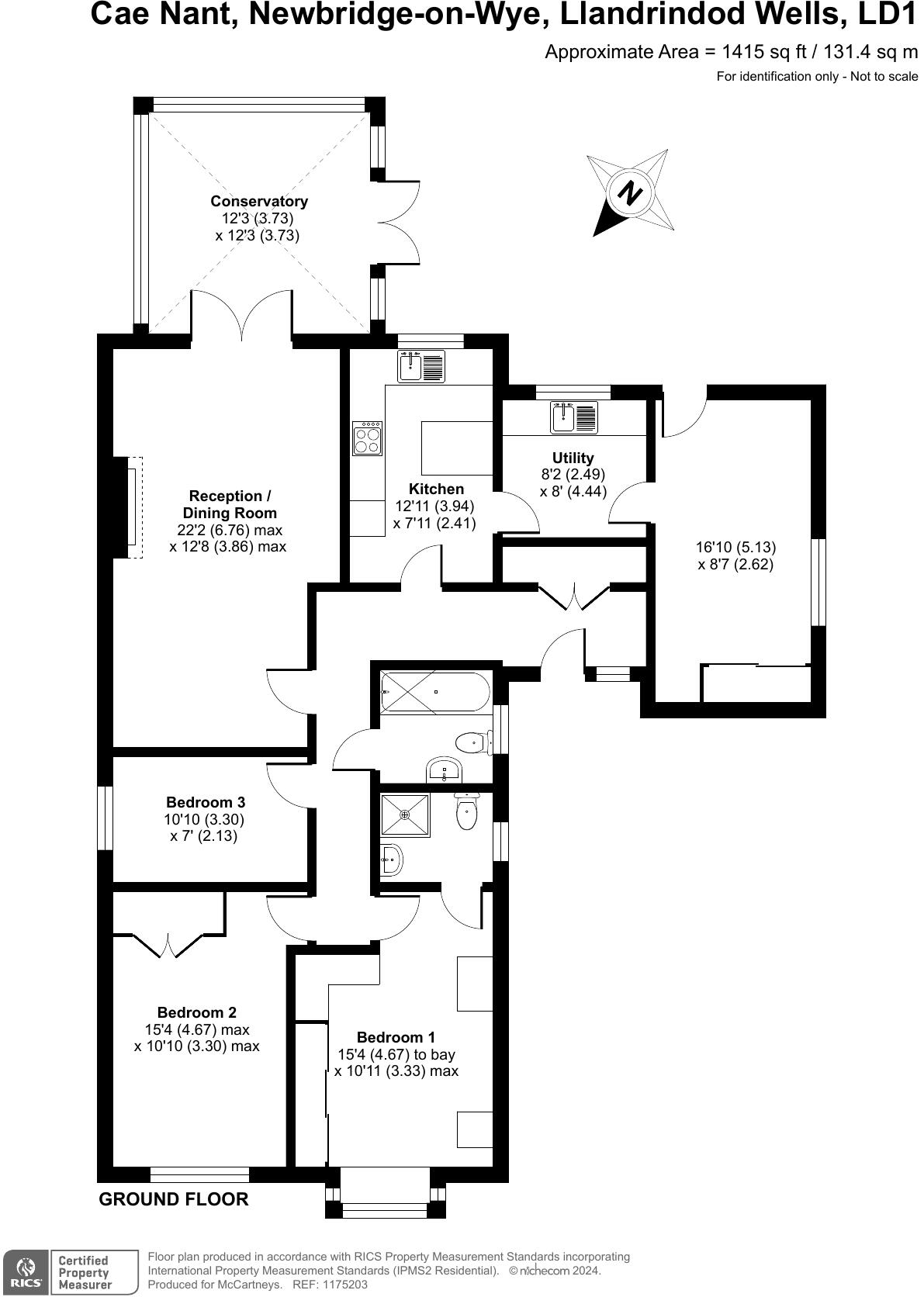 Cae Nant, Newbridge-on-Wye, Llandrindod Wells, Powys floorplan