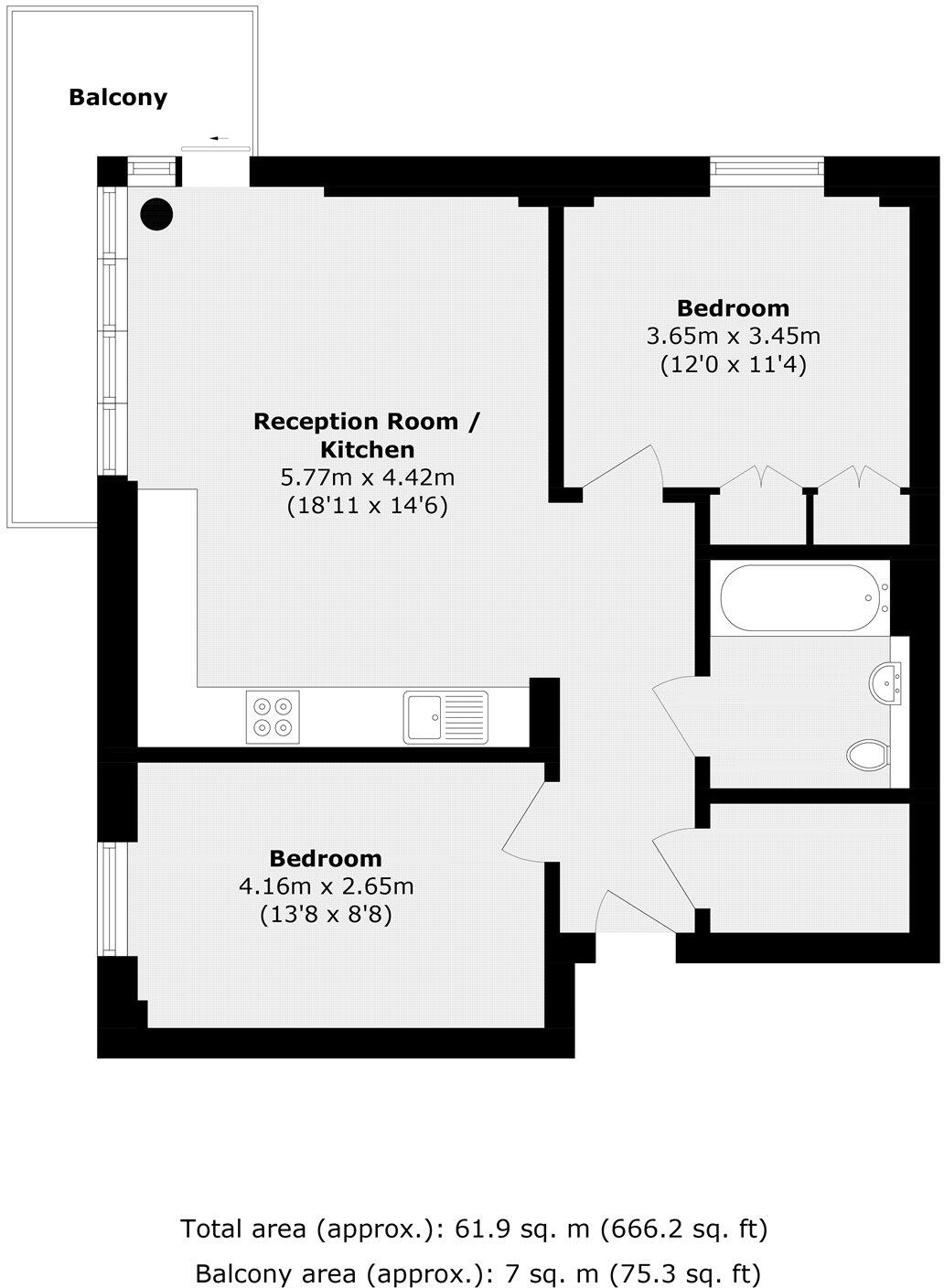 Pegler Square, Kidbrooke Village, London, SE3 floorplan