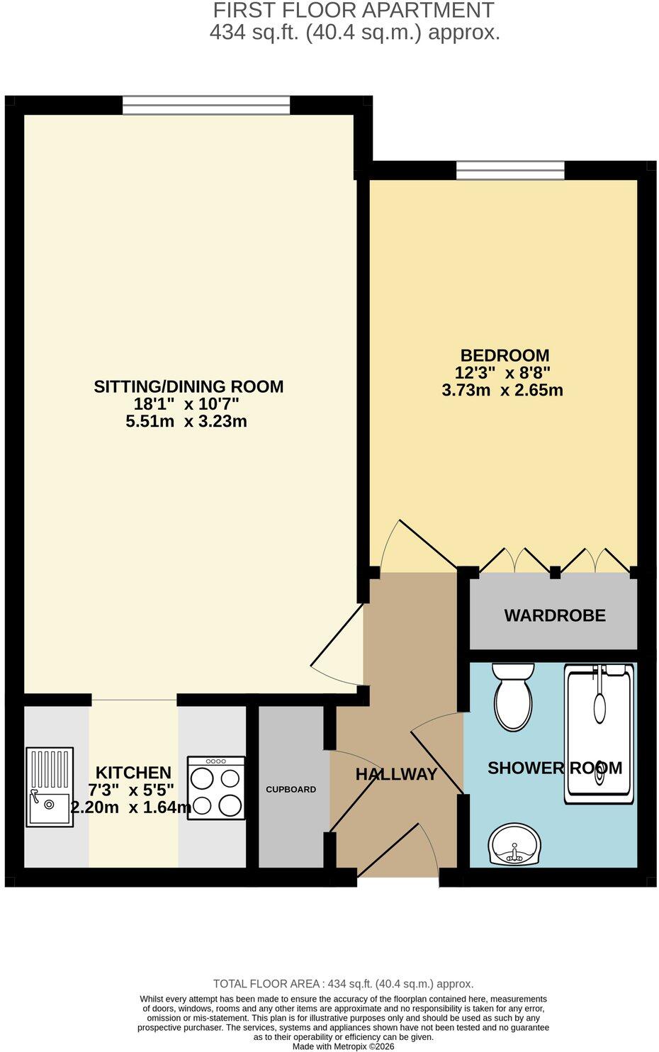 Priory Road, Wells, BA5 floorplan