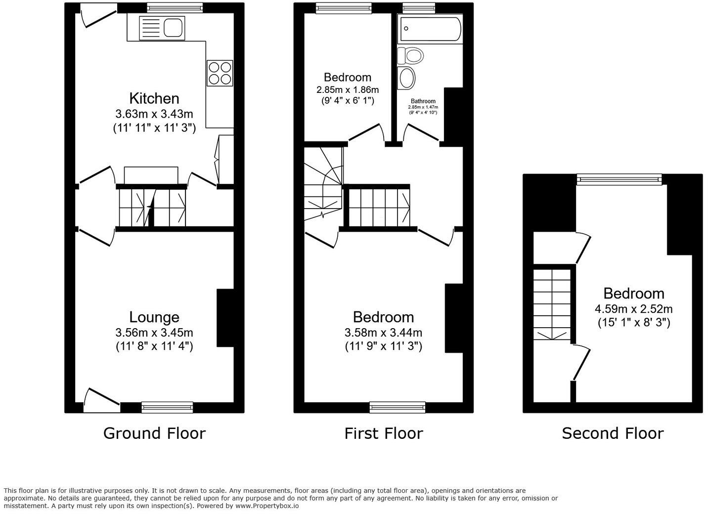 Brooklyn Road, Meersbrook, Sheffield floorplan