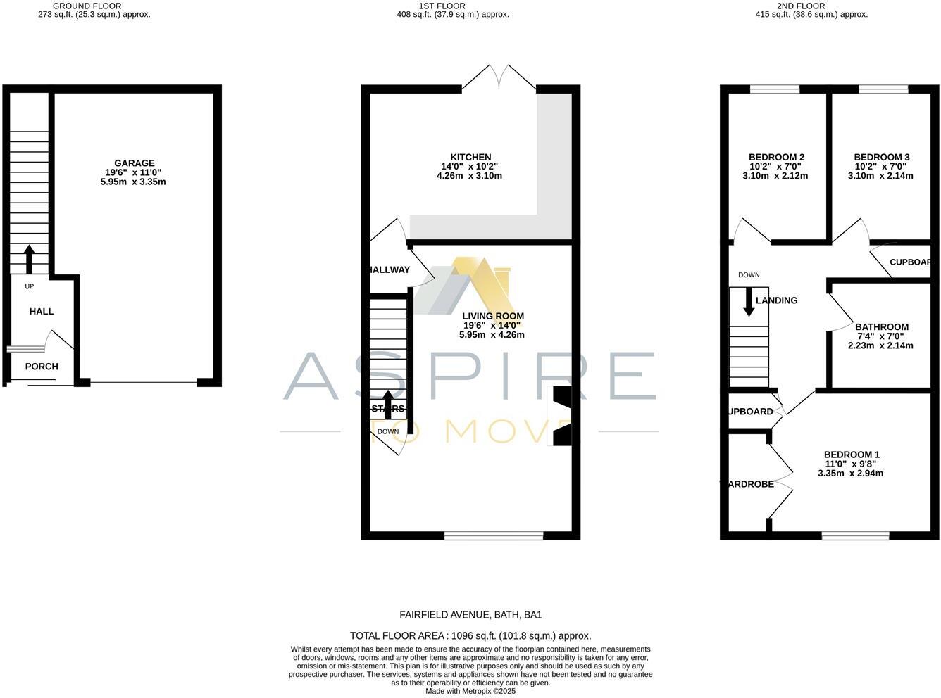 Fairfield Avenue, Bath, BA1 floorplan