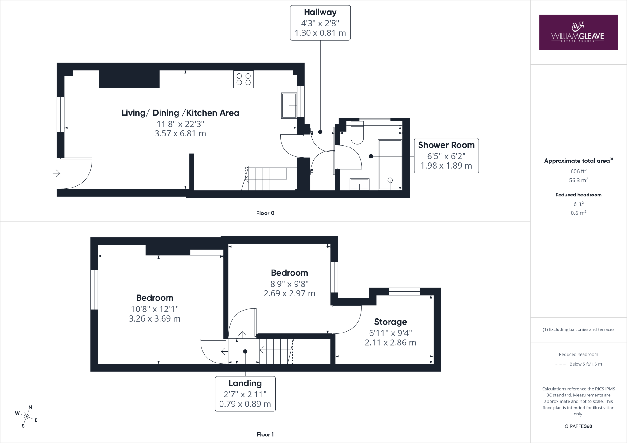 Bryn Terrace, Gyffin, Conwy, LL32 floorplan