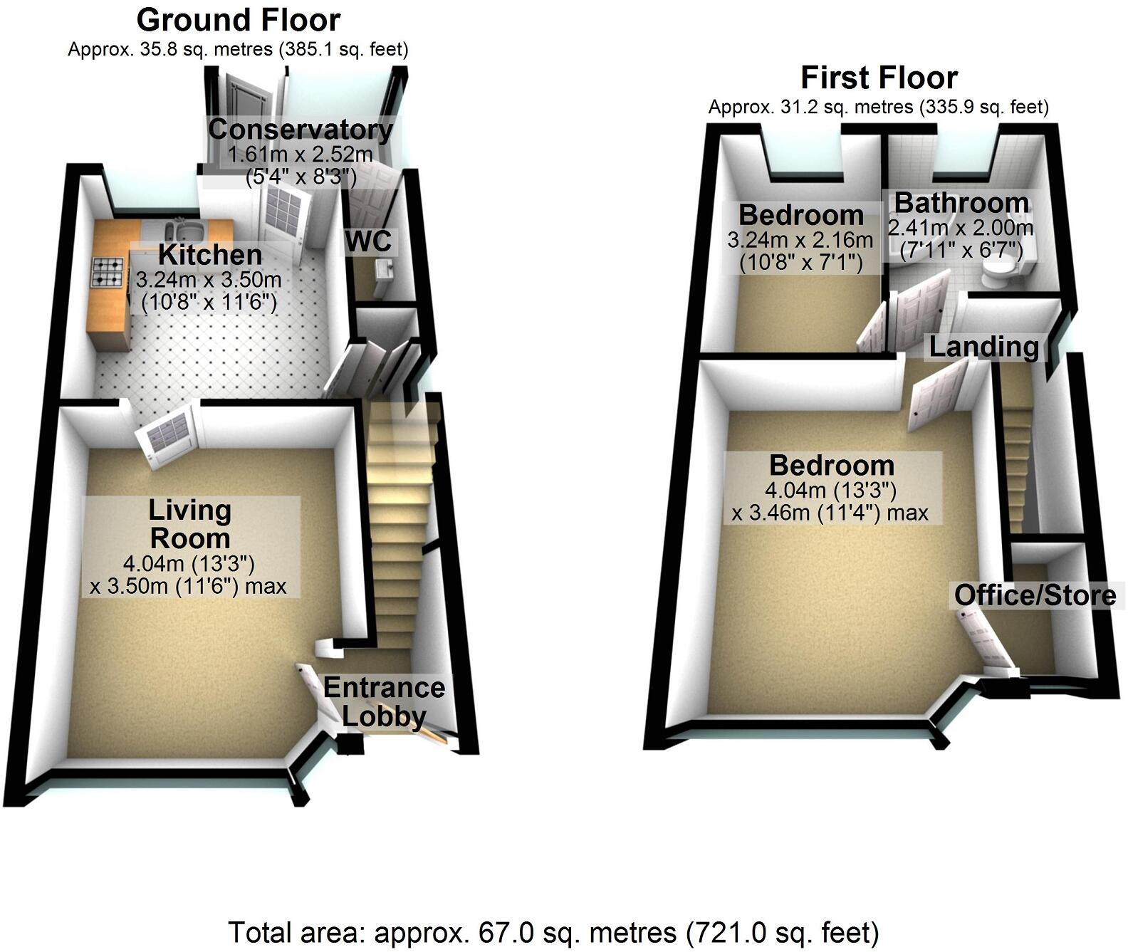 Birchwood Lane, South Normanton, Derbyshire. DE55 3DB floorplan