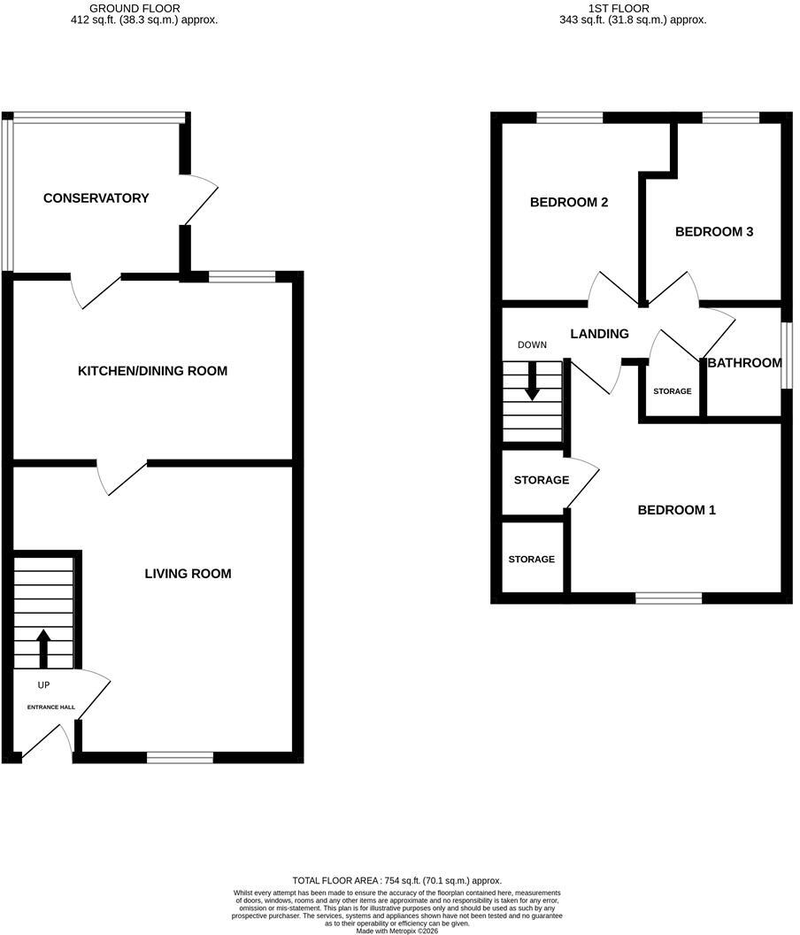 Slade Avenue, Lyppard Hanford, Worcester floorplan