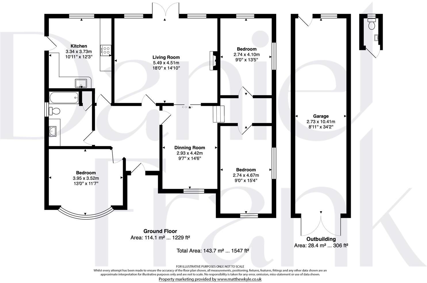 Carroll Hill, Loughton floorplan