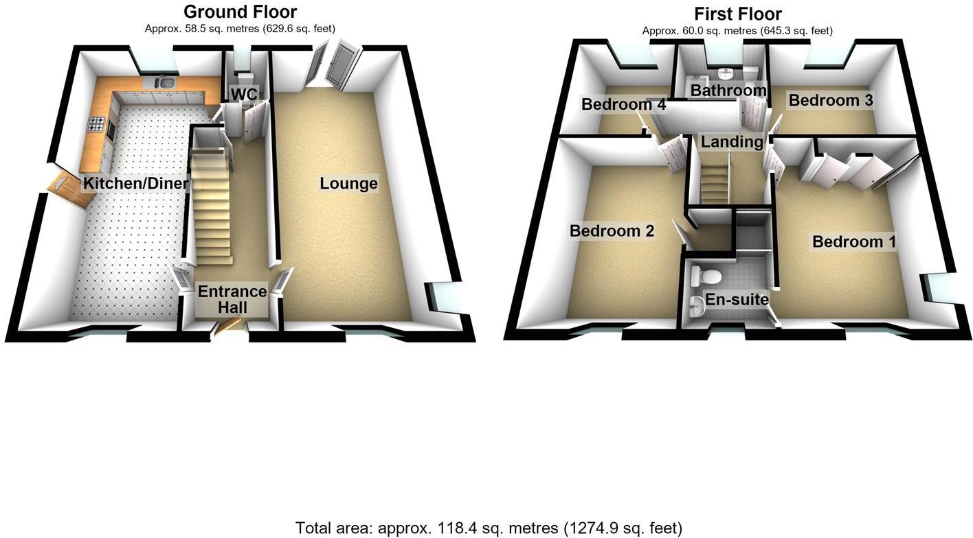 David Hobbs Rise, Market Harborough floorplan