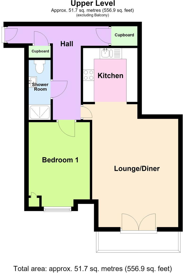 The Apartments, Marine Gate Mansions, Promenade, PR9 0EF floorplan