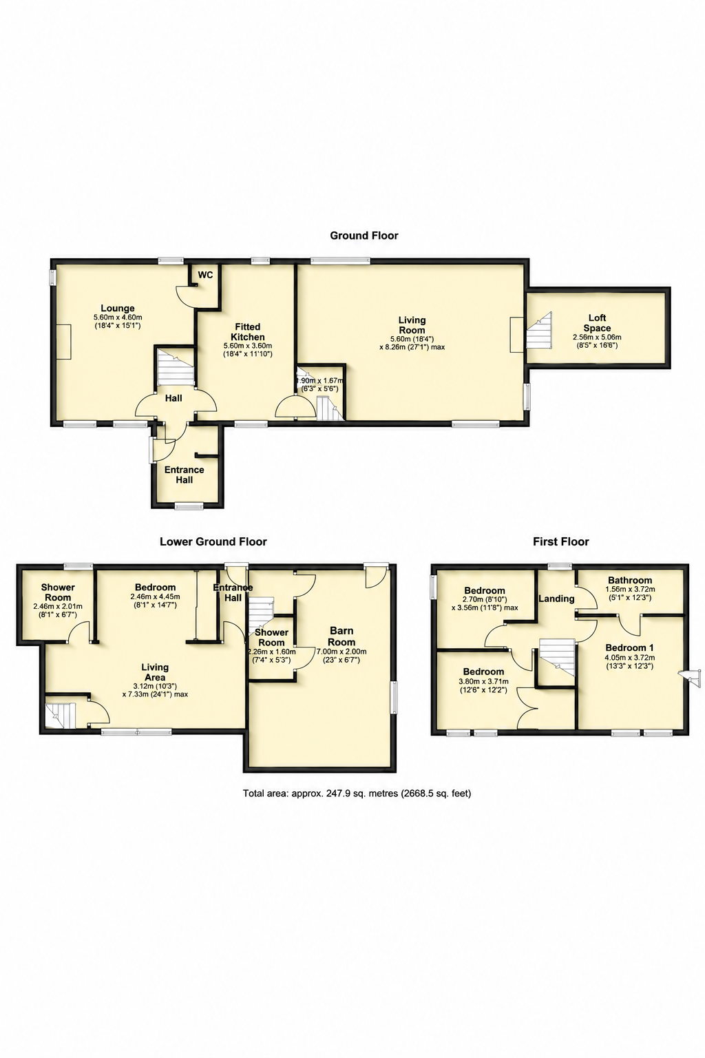 Lane Foot Farm, Ealees, Littleborough, Rochdale floorplan