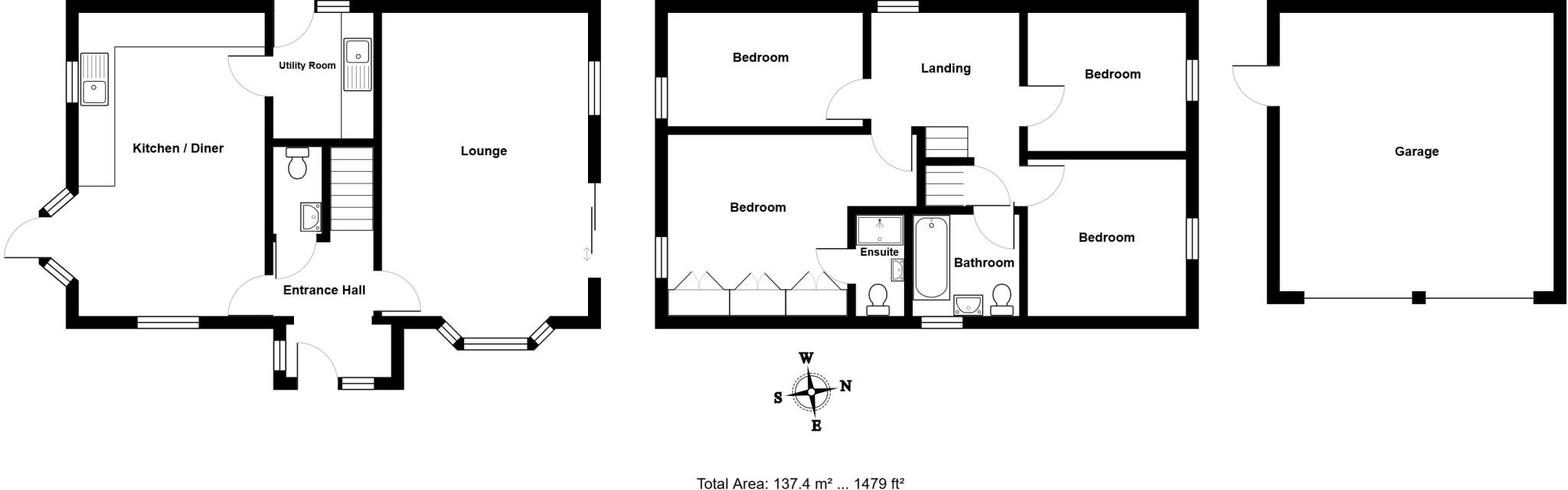 Hazel Rise, Claydon, Suffolk floorplan